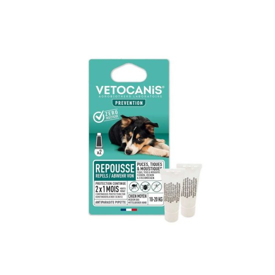  Vetocanis atbaidantis užlašinamas tirpalas šunims (10-20kg), N2