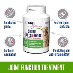 GIGI STRONG Joints & Bones  papildas šunų kaulų ir sąnarių funkcijai GIGI STRONG Joints & Bones  papildas šunų kaulų ir sąnarių funkcijai