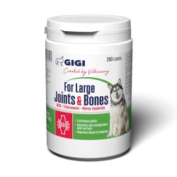 GIGI Large Joints and Bones papildas didelių šunų kaulų ir sąnarių funkcijai, N100 GIGI Large Joints and Bones papildas didelių šunų kaulų ir sąnarių funkcijai, N100