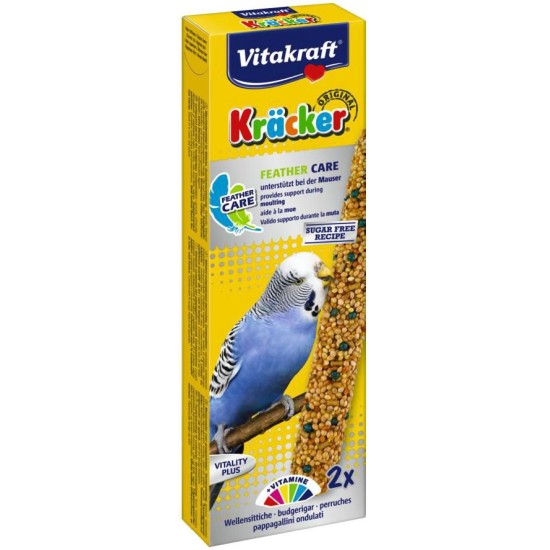 Kracker mauser banguotų papūgų gardėsiai nuo plunksnų kritimo