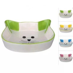 Trixie keramikinis dubenėlis, katės galva, 0,25l/12cm