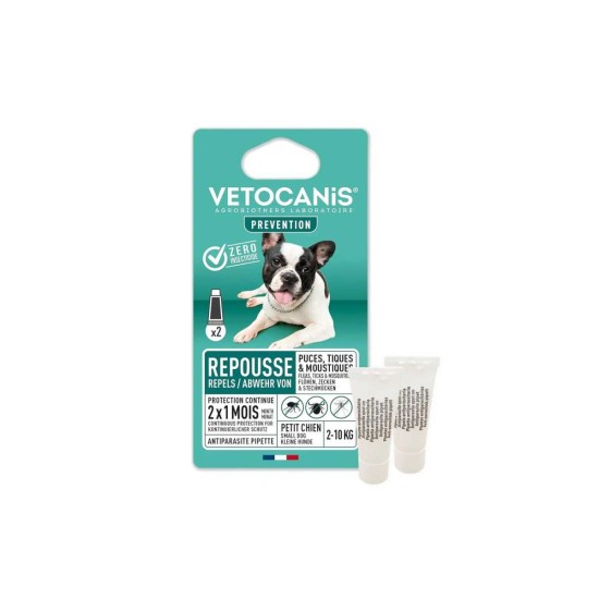 Vetocanis atbaidantis užlašinamas tirpalas šunims (iki 10kg), N2 Vetocanis atbaidantis užlašinamas tirpalas šunims (iki 10kg), N2
