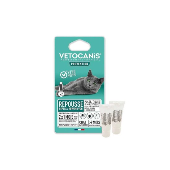 Vetocanis atbaidantis užlašinamas tirpalas katėms, N2