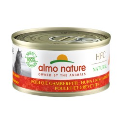 Almo Nature HFC Chicken with Shrimps konservai katėms su vištiena ir krevetėmis