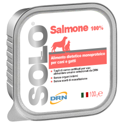 Solo konservai šunims ir katėms "Salmone" su lašiša