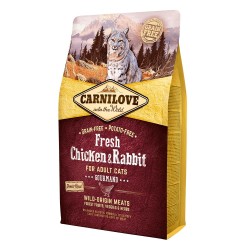 Carnilove Cat Fresh Chicken/Rabbit sausas maistas katėms