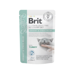 Brit GF Veterinary Diets Urinary konservai katėms su kalakutiena Brit GF Veterinary Diets Urinary konservai katėms su kalakutiena