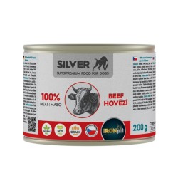 IRONpet Silver Dog Beef 100% meat jautienos konservai šunims IRONpet Silver Dog Beef 100% meat jautienos konservai šunims