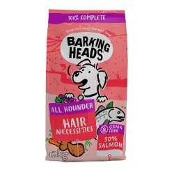 BARKING HEADS Hair Necessities Salmon Pašaras Šunims Su Lašiša