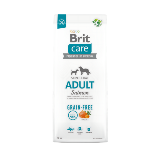 Brit Care Grain-free Adult Salmon sausas maistas šunims