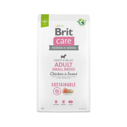 Brit Care SS Adult Small Breed Chicken&Insect sausas maistas šunims su vištiena ir vabzdžiais