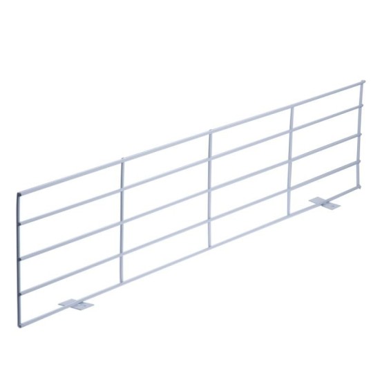Apsauginės grotelės langams, 62x16-8 cm, baltos spalvos Apsauginės grotelės langams, 62x16-8 cm, baltos spalvos