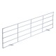 Apsauginės grotelės langams, 62x16-8 cm, baltos spalvos Apsauginės grotelės langams, 62x16-8 cm, baltos spalvos