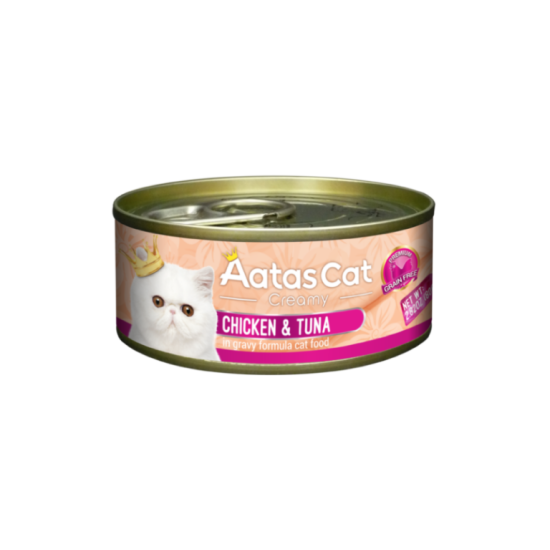 Aatas Cat Creamy Chicken&Tuna konservai katėms
