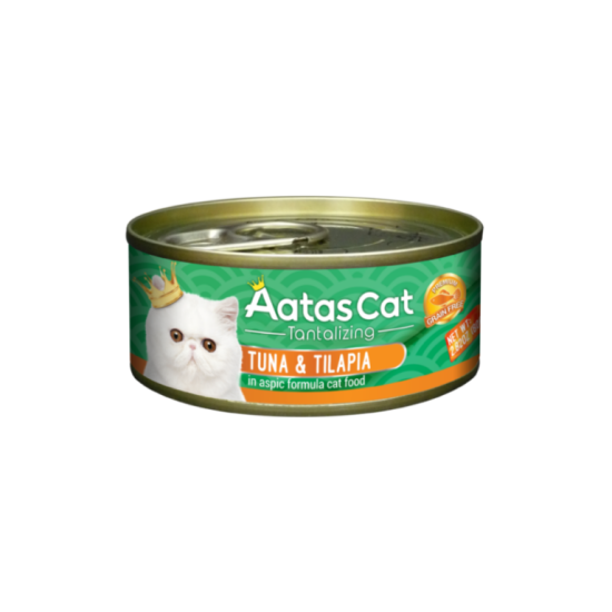 Aatas Cat Tantalizing Tuna&Tilapia konservai katėms Aatas Cat Tantalizing Tuna&Tilapia konservai katėms