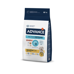 Advance Mini Sensitive sausas pašaras šunims su lašiša Advance Mini Sensitive sausas pašaras šunims su lašiša