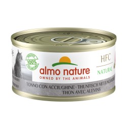 Almo Nature HFC Tuna with Whitebait konservai katėms su tunu ir jaunom sardinėm 