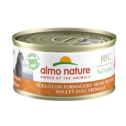 Almo Nature HFC Natural Chicken with Cheese konservai katėms su vištiena ir sūriu