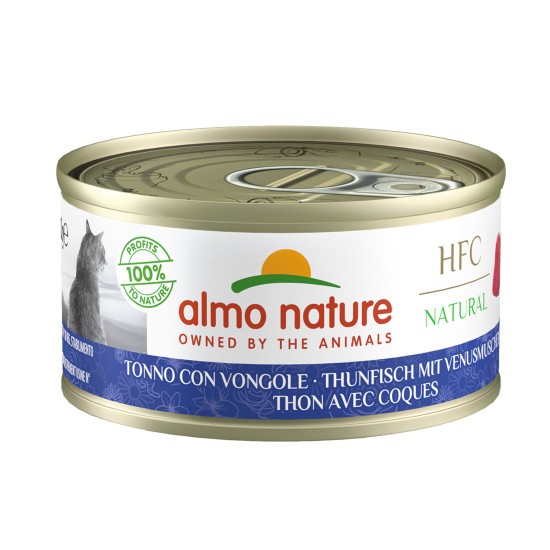 Almo Nature HFC Tuna with Clams konservai katėms su tunu ir moliuskais 