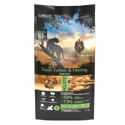 AMBROSIA Sterilised Fresh Turkey & Herring – begrūdis, sterilizuotų kačių maistas su kalakutiena ir silke