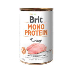 Brit Care Mono Protein Turkey konservai šunims Brit Care Mono Protein Turkey konservai šunims