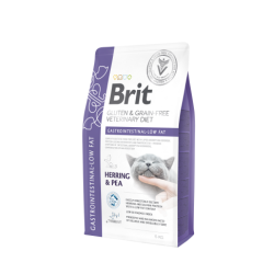 Brit GF Veterinary Diets Cat Gastrointestinal-Low fat sausas maistas katėms