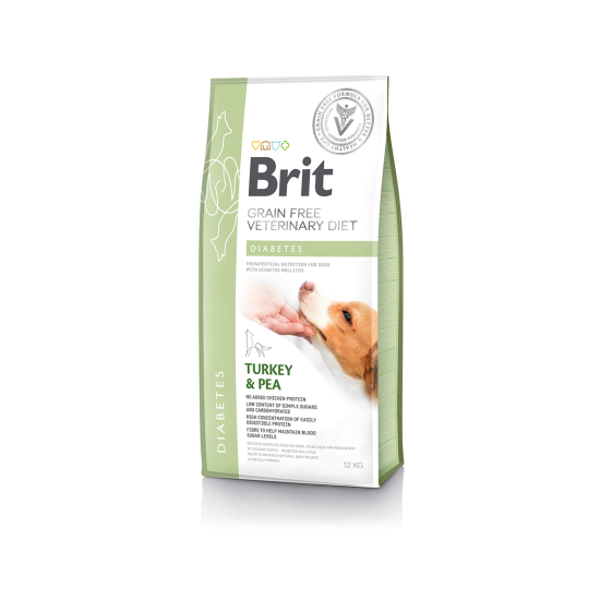 Brit GF Veterinary Diets Dog Diabetes sausas maistas šunims