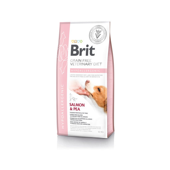 Brit GF Veterinary Diets Dog Hypoallergenic sausas maistas šunims