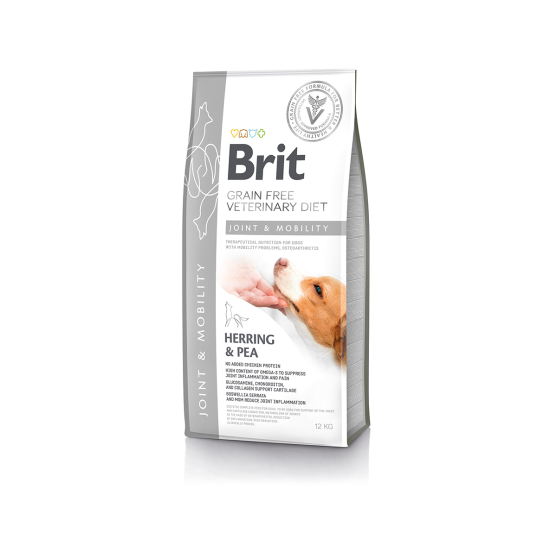 Brit GF Veterinary Diets Dog Mobility sausas maistas šunims