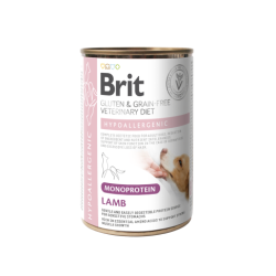 Brit GF Veterinary Diets konservai šunims Hypoallergenic Monoprotein Lamb