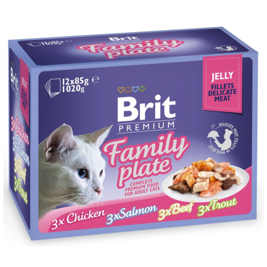 Brit Premium Cat konservų rinkinys katėms maišeliuose Brit Premium Cat konservų rinkinys katėms maišeliuose