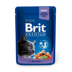 Brit Premium Cod Fish konservai katėms Brit Premium Cod Fish konservai katėms
