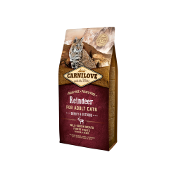 Carnilove Reindeer Adult Cat Energy & Outdoor sausas pašaras katėms