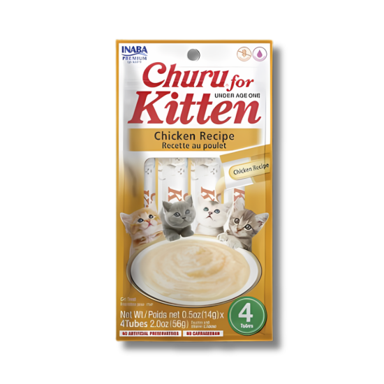 Churu Cat Kitten Chicken skanėstas kačiukams Churu Cat Kitten Chicken skanėstas kačiukams