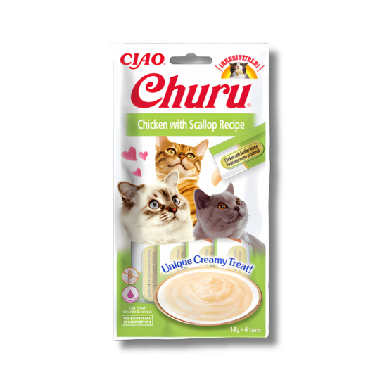 Churu Cat skanėstas Chicken Scallop Churu Cat skanėstas Chicken Scallop