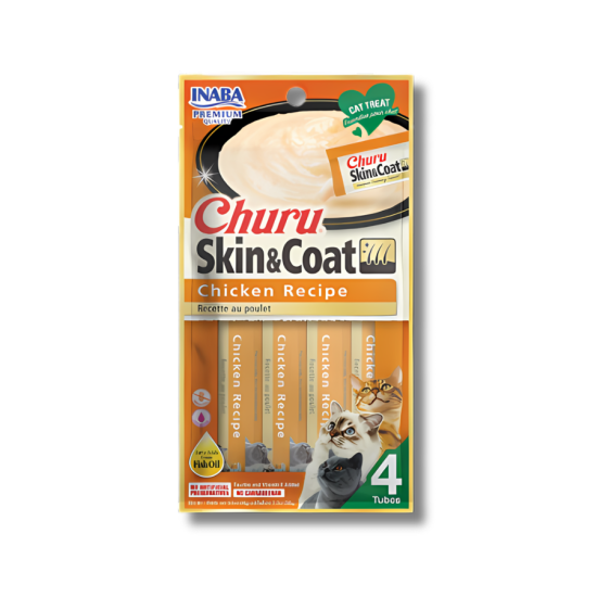 Churu Cat skanėstas Skin&Coat Chicken Churu Cat skanėstas Skin&Coat Chicken