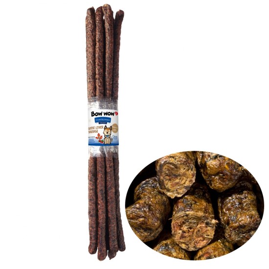 Skanėstai šunims BOW WOW Crunchy snack žąsies kepenėlėmis, 6 poros Skanėstai šunims BOW WOW Crunchy snack žąsies kepenėlėmis, 6 poros