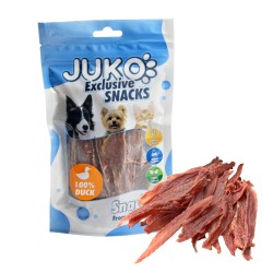 Skanėstas šunims JUKO Snacks Duck Jerky 100 % antiena, 70g Skanėstas šunims JUKO Snacks Duck Jerky 100 % antiena, 70g