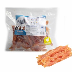 Skanėstas šunims JUKO Snacks Chicken Soft minkštos vištienos juostelės, 500 g Skanėstas šunims JUKO Snacks Chicken Soft minkštos vištienos juostelės, 500 g