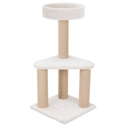 Kačių draskyklė Trixie Ivan, 39 cm x 39 cm x 82 cm, šviesiai pilkos spalvos