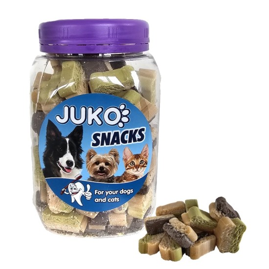 Skanėstas šunims JUKO Snacks Mini Sport Soft MIX, 280g Skanėstas šunims JUKO Snacks Mini Sport Soft MIX, 280g