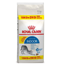 ROYAL CANIN Indoor 27 10 kg + 2 kg nemokamai