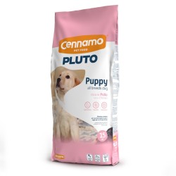 Sausas jaunų šunų maistas PLUTO Dog Puppy su vištiena, 15 kg
