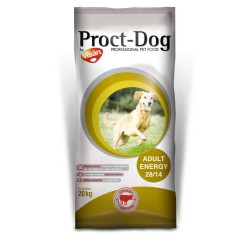 Sausas maistas šunims Proct-Dog Adult Energy su jautiena, 20 kg