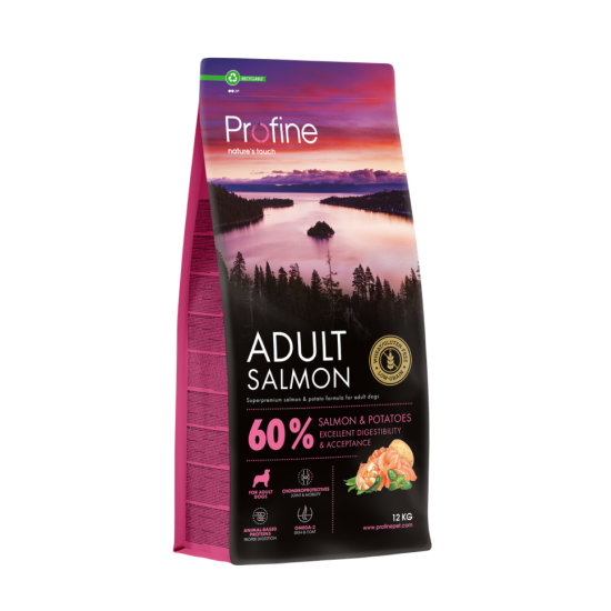 Profine Adult Salmon & Potatoes sausas pašaras šunims Profine Adult Salmon & Potatoes sausas pašaras šunims