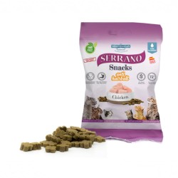 Skanėstai katėms Serrano Snack Cat AntiHairball Chicken su vištiena, 50 g Skanėstai katėms Serrano Snack Cat AntiHairball Chicken su vištiena, 50 g