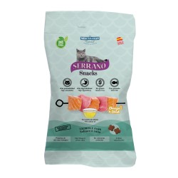 Skanėstai katėms Serrano Snack Cat Omega 3 DHA Salmon su lašiša, 50 g