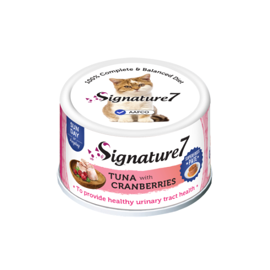 Signature7 Tuna with Cranberries Pate konservai katėms su tunu ir spanguolėmis Signature7 Tuna with Cranberries Pate konservai katėms su tunu ir spanguolėmis