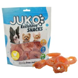 Skanėstai šunims JUKO Snacks Chicken soft Ring su vištiena, 250 g Skanėstai šunims JUKO Snacks Chicken soft Ring su vištiena, 250 g