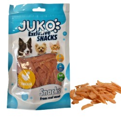 Skanėstai šunims JUKO Snacks Chicken Thin Chips su vištiena, 70 g